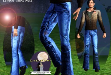 Lelunas Jeans Hose für Männer