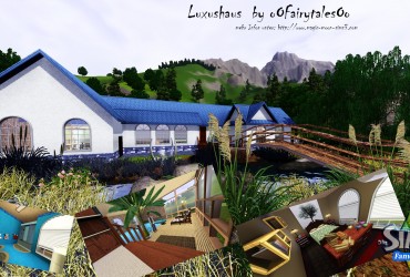 Sims 3 Luxus Haus by oOFairytalesOo