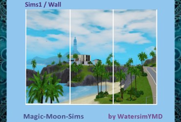 ws Wall Sunset Beach Set S1