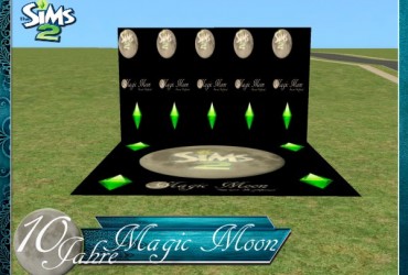 Magic Moon Tapete und Boden Set