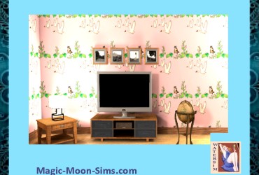 ws Retro Pets Pattern Sims3