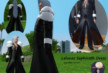 Lelunas Sephiroth Dress + Schulterpolster