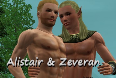 Zeveran und Alistair Charakter aus Dragon Age Origin