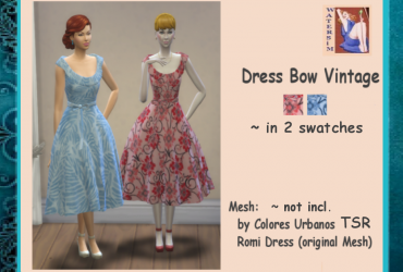 ws Fem Dress Vintage - Rockabilly CC S4