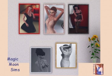 ws Bilder Vintage Pinup Set - 4in1 Sims3