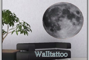 Walltattoo Moon